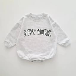 2023 Autumn Letter Printing Newborn Infant Boys Girls Triangle Creeper Long Sleeve Children's One Piece Fashion Baby Clothing