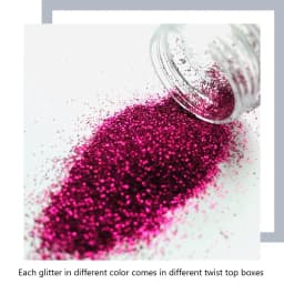 40 Colors Nail Glitter Set, Fine Nail Art Glitter Powder for Body Art, Crafts, Tips Decoration, Festival Makeup