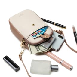 2026 Spring and Summer New Mobile Phone Bag Female Japanese and South Korean PU Soft Small Fresh High-Grade Fashion Zipper Large