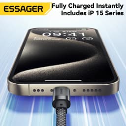 Essager USB C To C 100W Magnetic Fast Charger Cable For iPhone 15 65W Type C To C Data Charging Wire For Laptop Samsung