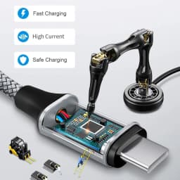 8m 5m 3m Long Type c Cable Fast Charging USB C cable Data Transmission C to C Charging Cord For Samsung S21 S20 OPPO VIVO Xiaomi