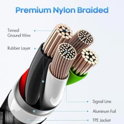 8m 5m 3m Long Type c Cable Fast Charging USB C cable Data Transmission C to C Charging Cord For Samsung S21 S20 OPPO VIVO Xiaomi