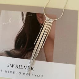 New S925 Silver Sparkling Long Choker Snake Bone Chain Tassel necklace For Women Simple Party Fine Jewelry Gift Wholesale
