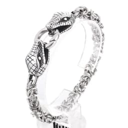 New 316L Stainless Steel Hip Hop Gothic Skull Wolf Head Dragon Bracelet for Men Women Punk Solid Metal Jewelry Gift
