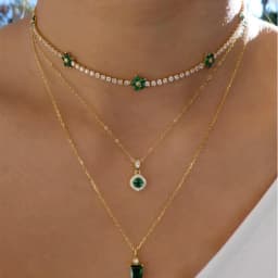 New Trends Iced Out Flower Cut Quality CZ Cubic Zirconia Crystal Tennis Chain Collar Necklace Women Gift Wedding Party Jewelry