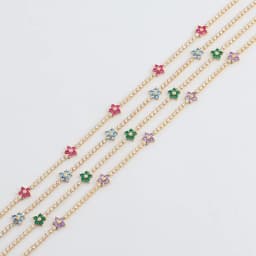 New Trends Iced Out Flower Cut Quality CZ Cubic Zirconia Crystal Tennis Chain Collar Necklace Women Gift Wedding Party Jewelry