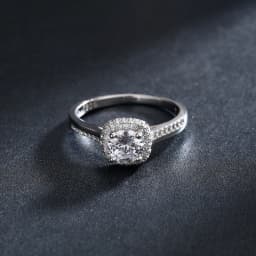 Modian Genuine 925 Sterling Silver Round Clear Cubic Zirconia Engagement Rings For Women Wedding Promise Statement Jewelry Gift