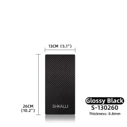 SHKALLI Professional Carbon Fibre Hair Balayage Board and Brush Set Hair Dyeing Tool Kit for Hairdressers