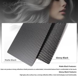 SHKALLI Professional Carbon Fibre Hair Balayage Board and Brush Set Hair Dyeing Tool Kit for Hairdressers