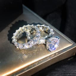 2021 NEW S925 Big Bling Zircon Stone Color Rings for Women Wedding Engagement Christmas Present Fashion Jewelry Wholesale