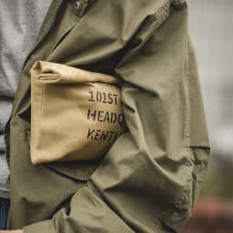 Maden Oil Wax Canvas Handbag Men's Vintage Handbags Khaki Print Purse Envelope Capacity Money Bag Magnetic Buckle Long Wallet