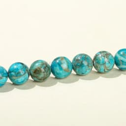 Natural South African Blue Turquoise Bead Round Loose Spacer Bead For Jewelry Making Diy Necklace Bracelet Accessory Needlework