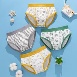 Children Boys Boxer Briefs Cotton Underwear Small Medium Big Boys 12-15 Years Old Teenager Shorts Breathable M L XL 2XL3XL