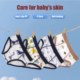 Children Boys Boxer Briefs Cotton Underwear Small Medium Big Boys 12-15 Years Old Teenager Shorts Breathable M L XL 2XL3XL