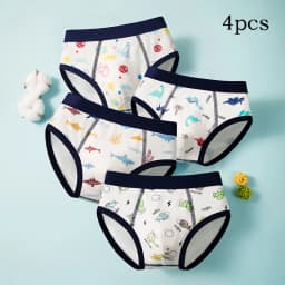 Children Boys Boxer Briefs Cotton Underwear Small Medium Big Boys 12-15 Years Old Teenager Shorts Breathable M L XL 2XL3XL
