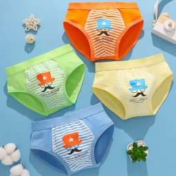 Children Boys Boxer Briefs Cotton Underwear Small Medium Big Boys 12-15 Years Old Teenager Shorts Breathable M L XL 2XL3XL