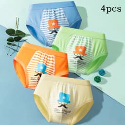 Children Boys Boxer Briefs Cotton Underwear Small Medium Big Boys 12-15 Years Old Teenager Shorts Breathable M L XL 2XL3XL