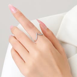 Modian 925 Sterling Silver Simple Geometric Blue Opal Adjustable Ring For Women Pave Setting Exquisite Wedding Fine Jewelry Gift
