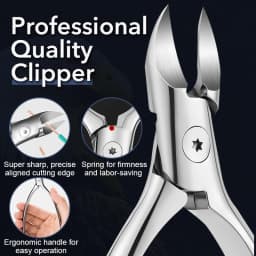 1Pcs Thick Nail Clippers Ingrown Toenail Nipper Pedicure Cutter Onychomycosis Trimmer Professional Plier Manicure Tool