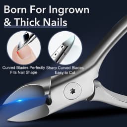 1Pcs Thick Nail Clippers Ingrown Toenail Nipper Pedicure Cutter Onychomycosis Trimmer Professional Plier Manicure Tool