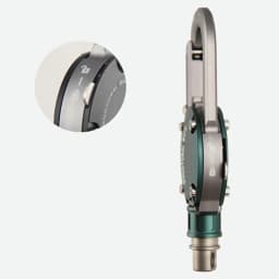 T.MAGICIAN Creative Luxury Titanium Retractable Key Chains 360 Rotate Quick Release for Car Keys Gift for Man Woman