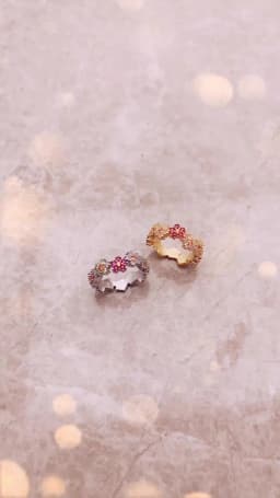 Ring Flowers Colourful Stones 2023 Brand New Fine Jewerly Romantic Gift For Women In 925 Sterling Silver