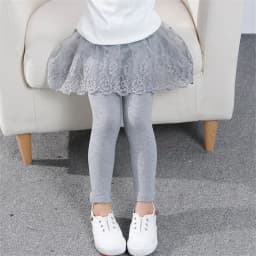 Girls Leggings Spring Autumn Skirt-Pants Lace Princess Kids Trousers Children Pants