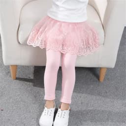 Girls Leggings Spring Autumn Skirt-Pants Lace Princess Kids Trousers Children Pants