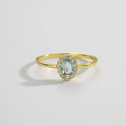 ANDYWEN 100% 925 Sterling Silver Gold Anillo Roseton Aguamarina Blue Champagne Zircon Women Luxury Fine Jewelry Crystal Jewels