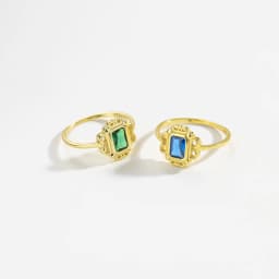 ANDYWEN 100% 925 Sterling Silver Gold Anillo Roseton Aguamarina Blue Champagne Zircon Women Luxury Fine Jewelry Crystal Jewels