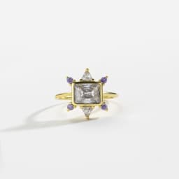 ANDYWEN 100% 925 Sterling Silver Gold Anillo Roseton Aguamarina Blue Champagne Zircon Women Luxury Fine Jewelry Crystal Jewels