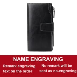 New Rfid Long Women Wallets Clutch Zipper Coin Pocket Female Print Wallet Quality Card Holder Genuine Leather Women Purse