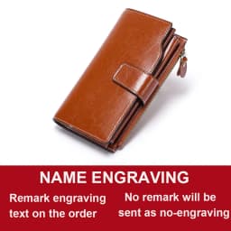 New Rfid Long Women Wallets Clutch Zipper Coin Pocket Female Print Wallet Quality Card Holder Genuine Leather Women Purse