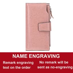 New Rfid Long Women Wallets Clutch Zipper Coin Pocket Female Print Wallet Quality Card Holder Genuine Leather Women Purse