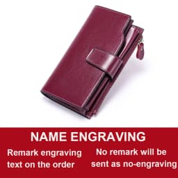 New Rfid Long Women Wallets Clutch Zipper Coin Pocket Female Print Wallet Quality Card Holder Genuine Leather Women Purse