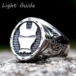 New 316L Stainless Steel Vintage Rings Men's Fashion Hip Hop Biker Rings movie Jewelry Birthday Creative Gift free shipping