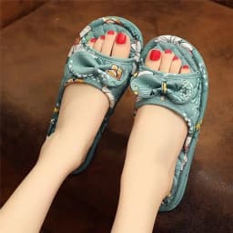 2024 Cotton Shoes Women Household Slippers Indoor Floor Flip Flops Summer Simple Mute Slides Home Sandals Zapatos De Mujer
