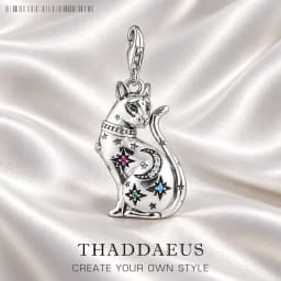 Magic Cat Constellation Personal Lucky Charm For Women 925 Sterling Silver Romantic Pendant