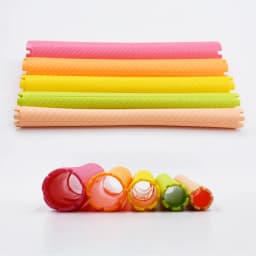 18pcs/set Extra Long Hair Rollers with Rubber Bands Cold Perm Rods Hair Root Curler Bars Clip Curling Hairdressing Supplies 1546
