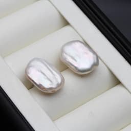 Real Freshwater Earrings For Women,Baroque Pearl Earrings Wedding Gift,925 Silver Pearl Stud Earrings Fine