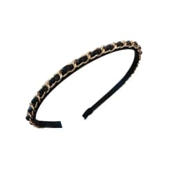 Leather Solid Color Knotted Hairband knitting Hair Hoop Bow Headband Women Girls Retro makeup Hair Accessories