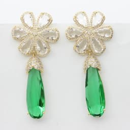 Luxury Women Earrings Long Tassel Party Bridal Wedding Jewelry Green Red Purple Zircon Small Water Drop Earrings for Women Gift