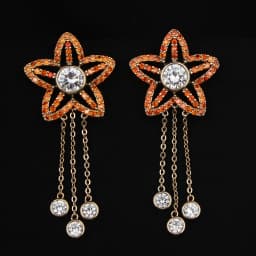 Luxury Women Earrings Long Tassel Party Bridal Wedding Jewelry Green Red Purple Zircon Small Water Drop Earrings for Women Gift