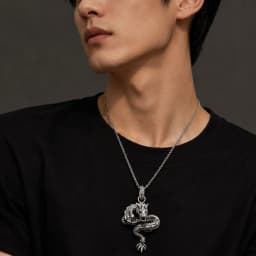 Pendant Dragon Brand New Punk Fashion Jewelry Europe 925 Sterling Silver Accessories Gift For Women & Rebel Men