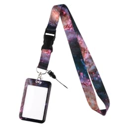 LT1168 Fashion Starry sky Neck Strap Lanyards Keychain Badge Holder ID Card Pass Hang Rope Lariat Lanyard Keyring Accessories
