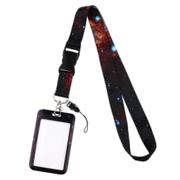 LT1168 Fashion Starry sky Neck Strap Lanyards Keychain Badge Holder ID Card Pass Hang Rope Lariat Lanyard Keyring Accessories