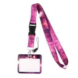 LT1168 Fashion Starry sky Neck Strap Lanyards Keychain Badge Holder ID Card Pass Hang Rope Lariat Lanyard Keyring Accessories