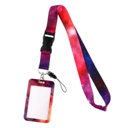 LT1168 Fashion Starry sky Neck Strap Lanyards Keychain Badge Holder ID Card Pass Hang Rope Lariat Lanyard Keyring Accessories