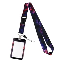 LT1168 Fashion Starry sky Neck Strap Lanyards Keychain Badge Holder ID Card Pass Hang Rope Lariat Lanyard Keyring Accessories