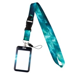 LT1168 Fashion Starry sky Neck Strap Lanyards Keychain Badge Holder ID Card Pass Hang Rope Lariat Lanyard Keyring Accessories